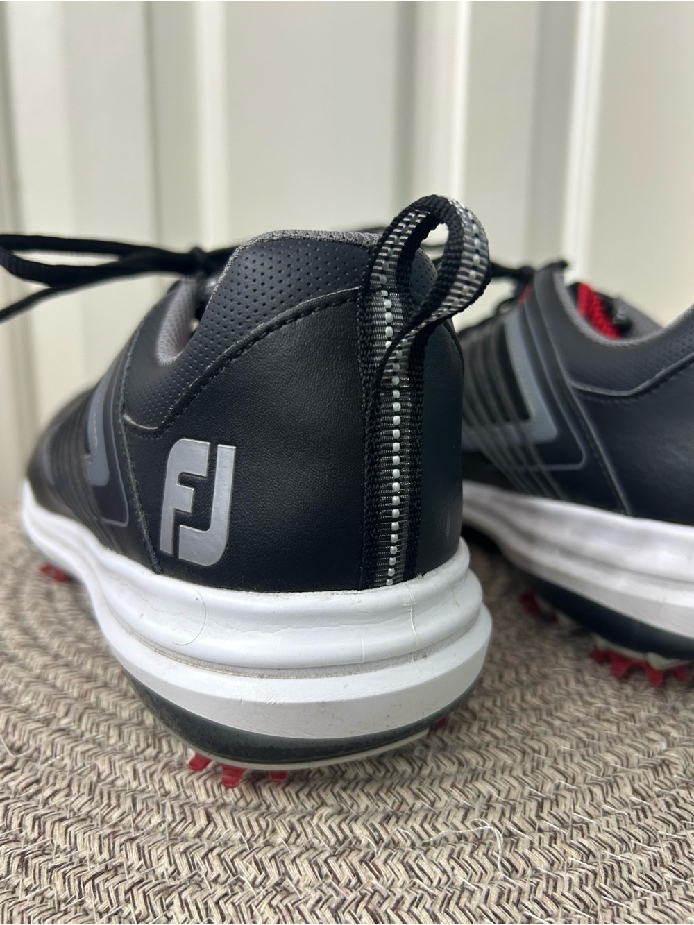 Mens FootJoy FJ Fury Golf Shoes 51103 Black /Grey/Red Sz 8M - Picture 6 of 10